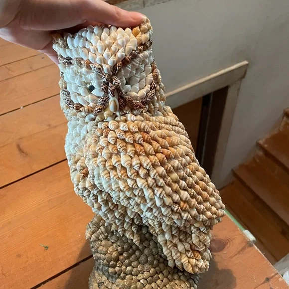 Hand Crafted Owl Home Decor Originally 475$